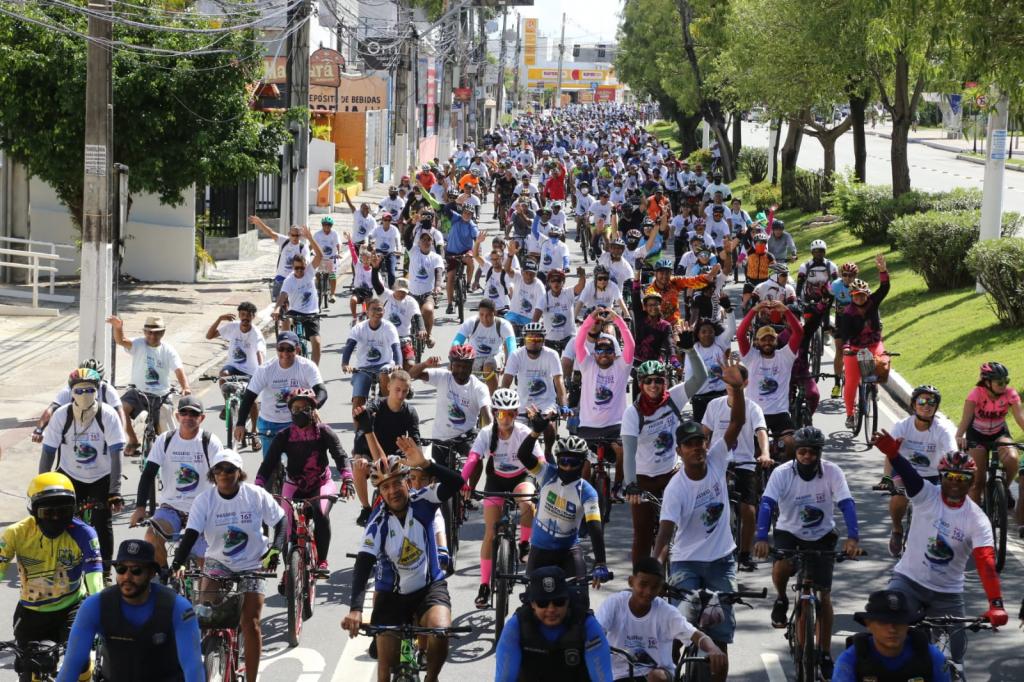Passeio Ciclístico abre comemorações pelos 167° aniversário de Aracaju - SMTT Aracaju